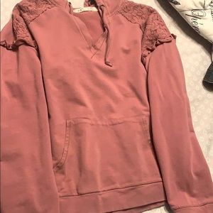 Pink hoodie